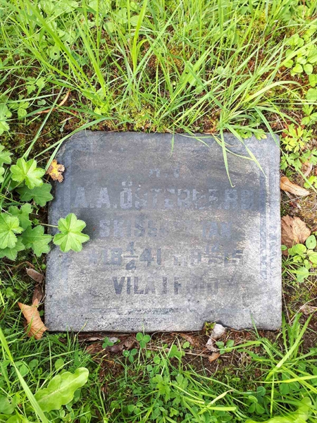 Gravnummer: GK A 4   121H