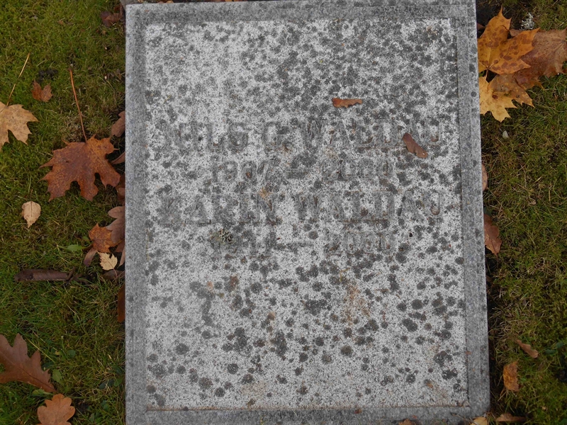 Grave number: Vitt G16   347, 348