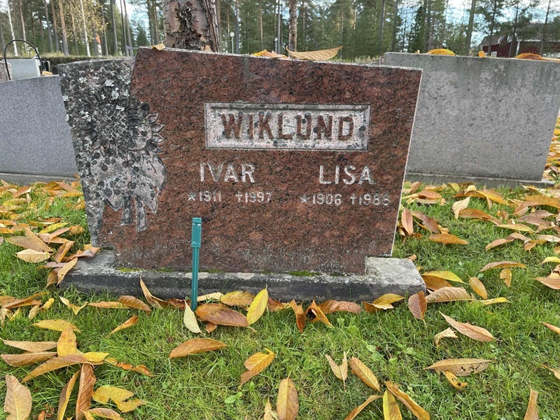 Gravnummer: 1 F  1863Allm