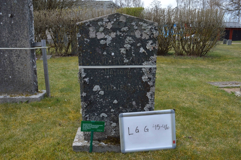 Grave number: LG G    45, 46