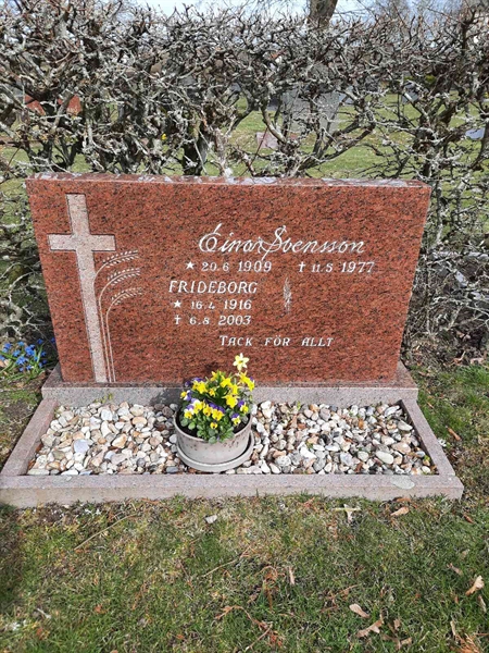 Grave number: ON F   198-199