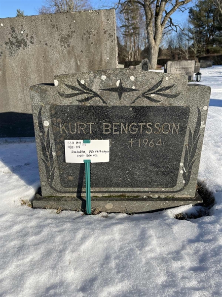 Gravnummer: SJ H    40