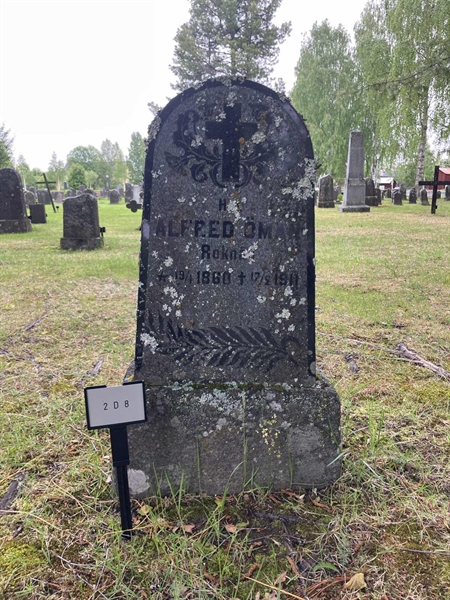 Grave number: 2 D     8