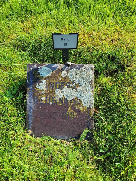 Grave number: kö 01 08    61