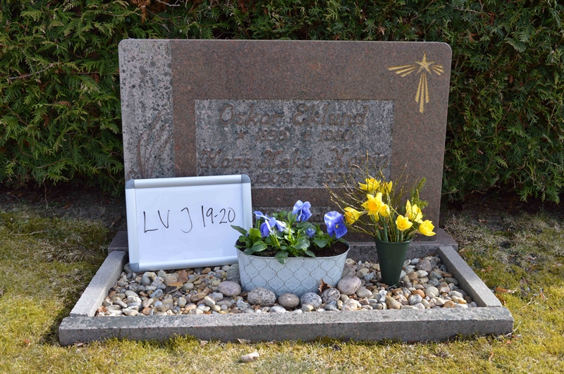 Grave number: LV J    19, 20