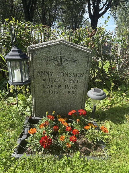 Grave number: H 9    64-65