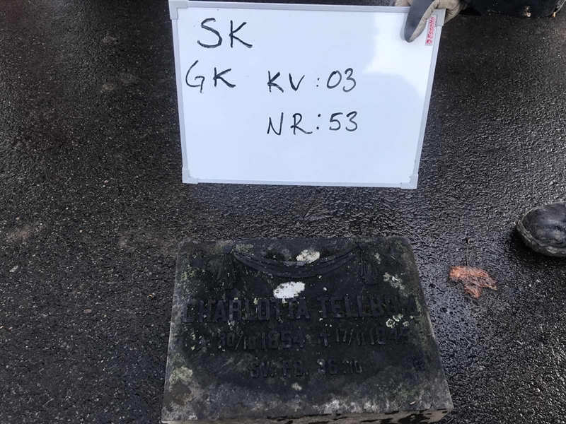 Grave number: S GK 03    53