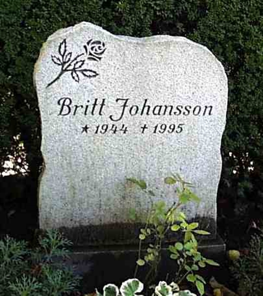 Grave number: BK J   101
