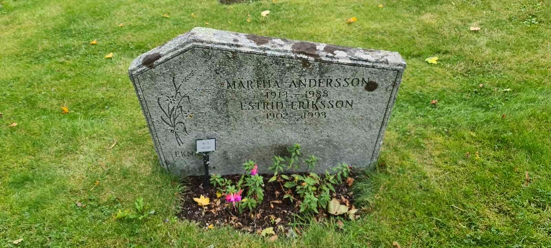 Grave number: M S  123, 124