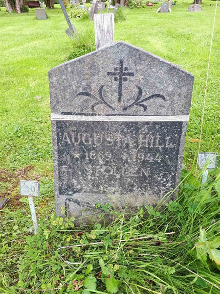 Gravnummer: NK A A    20