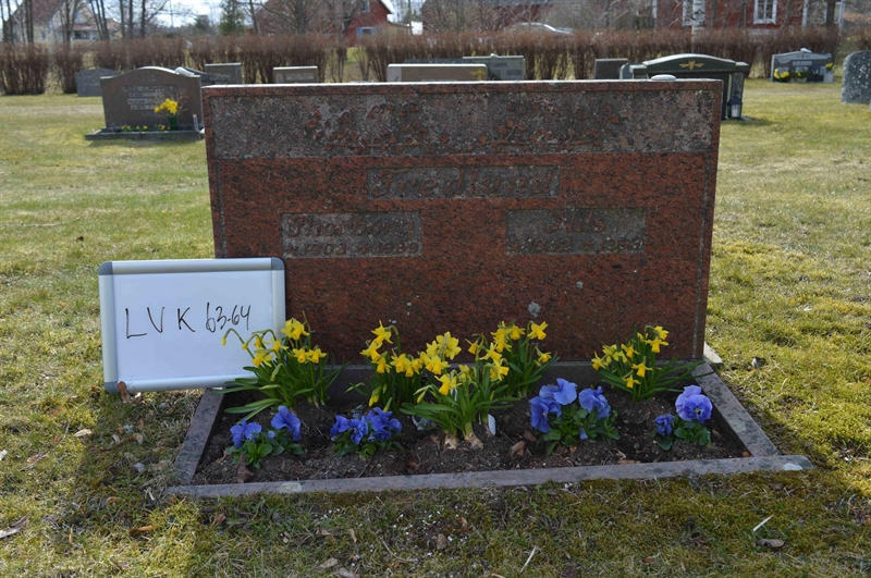Grave number: LV K    63, 64
