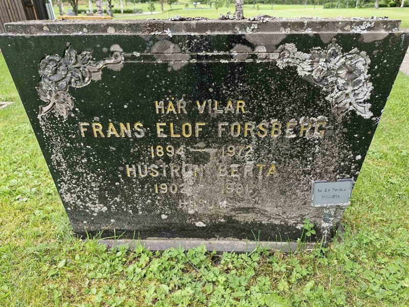 Grave number: GR PA  0113-0114