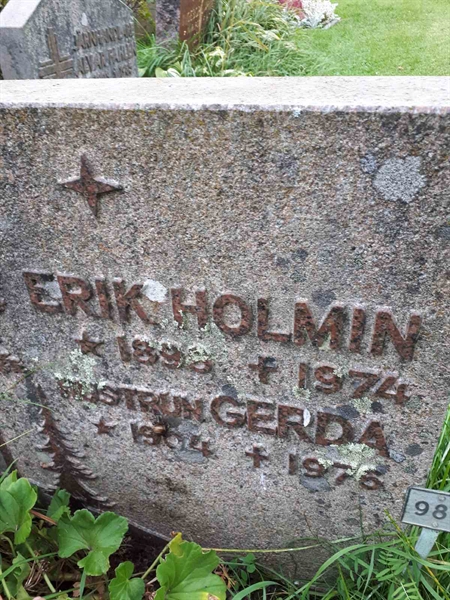 Gravnummer: NK F B   981