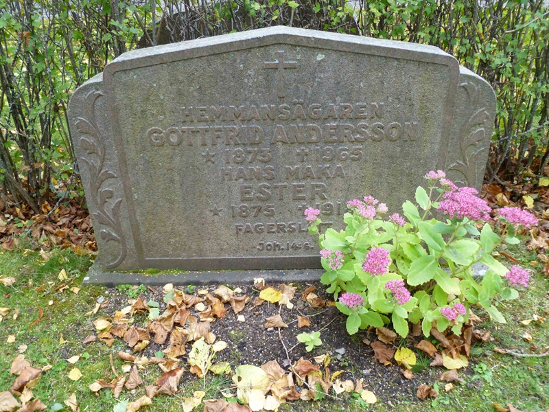 Grave number: ROG B   18, 19