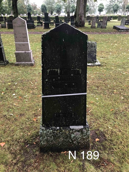 Grave number: AK N   189