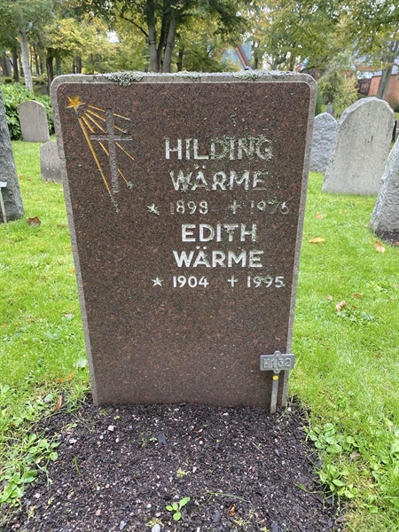 Grave number: 1 H   132