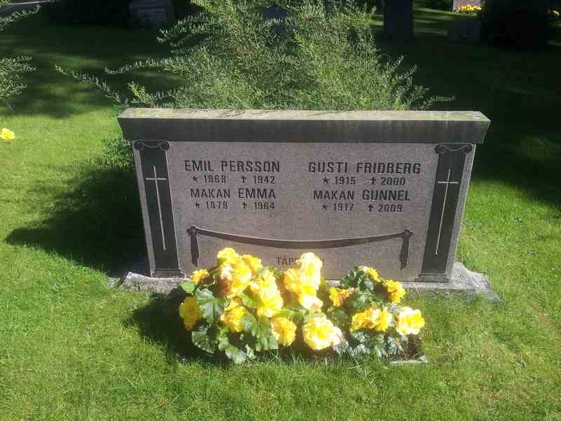 Grave number: 1 NF    50