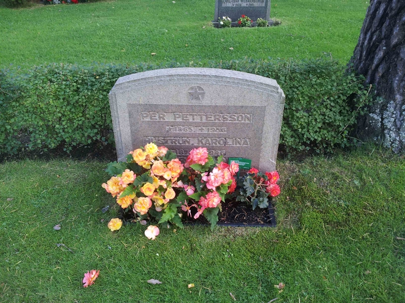 Grave number: 1 NI    15