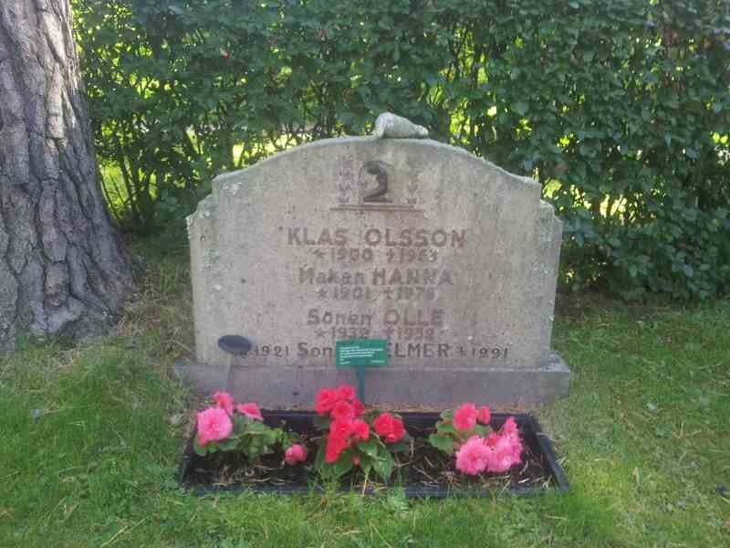 Grave number: 1 KV.2   101-103
