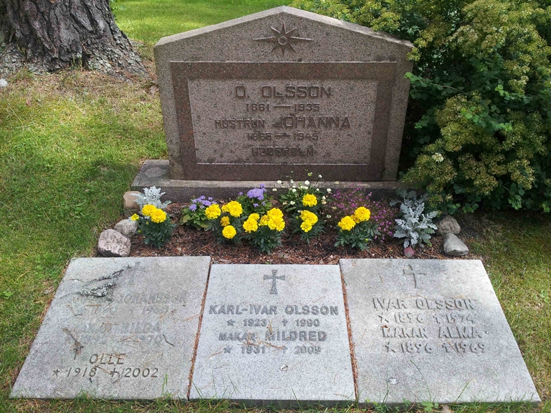 Grave number: 1 ND     7