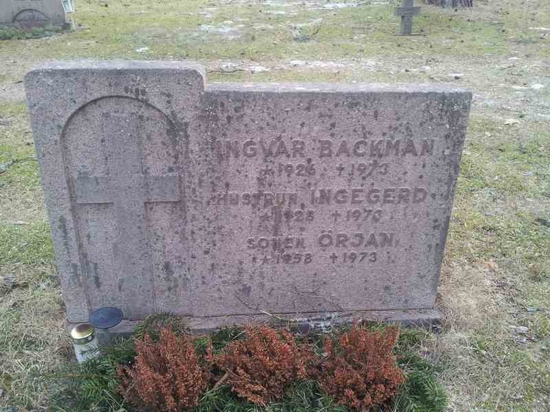 Grave number: 1 KV.3 1     6-8