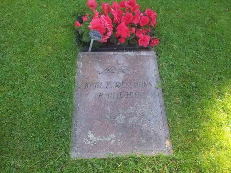 Grave number: 1 KV.2 1     7