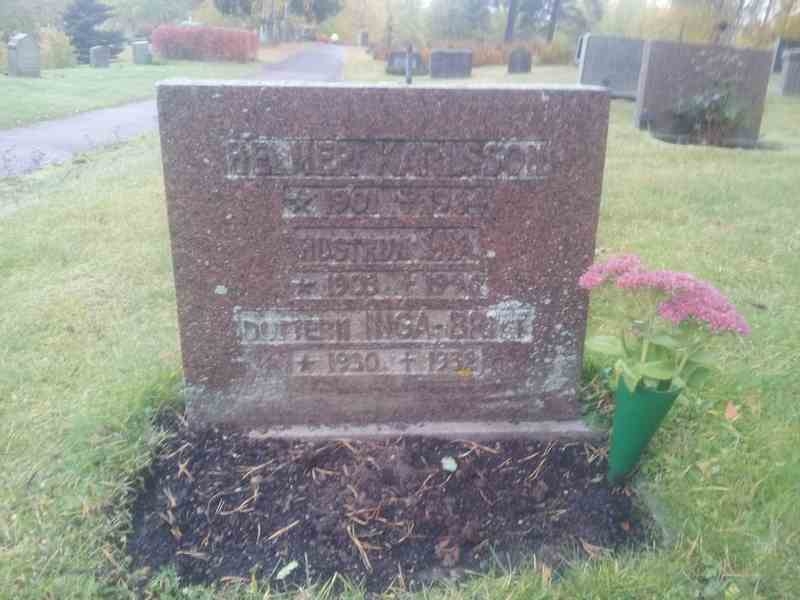 Grave number: 1 GL.9   189-190