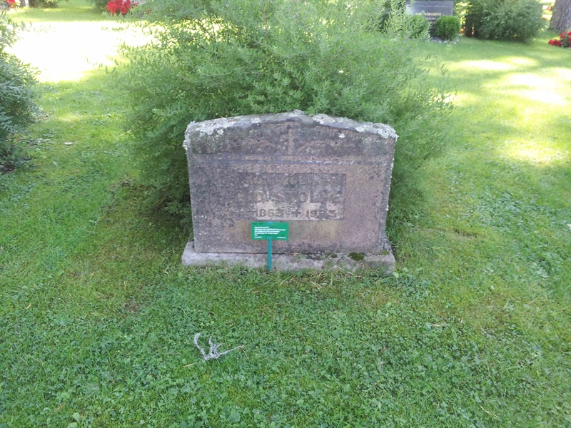 Grave number: 1 NF    12
