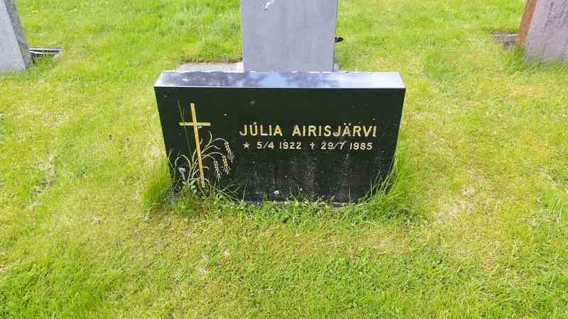 Grave number: 1 GL.8   267
