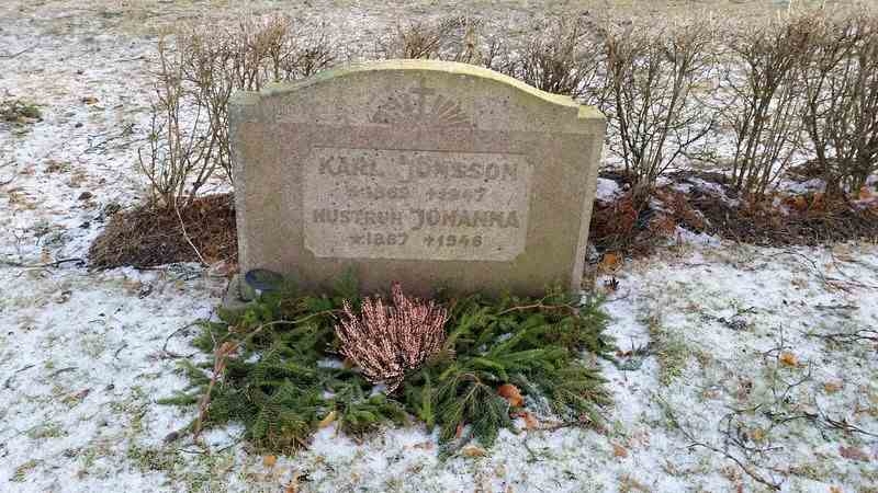 Grave number: 1 NI    17