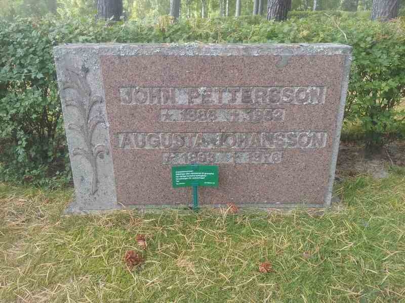 Grave number: 1 NH   122-123