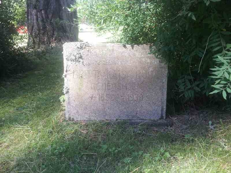 Grave number: 1 NE    69