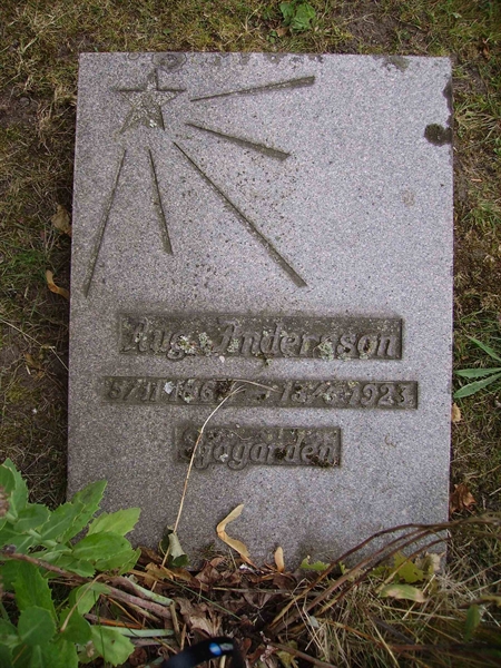Grave number: 2 F   312