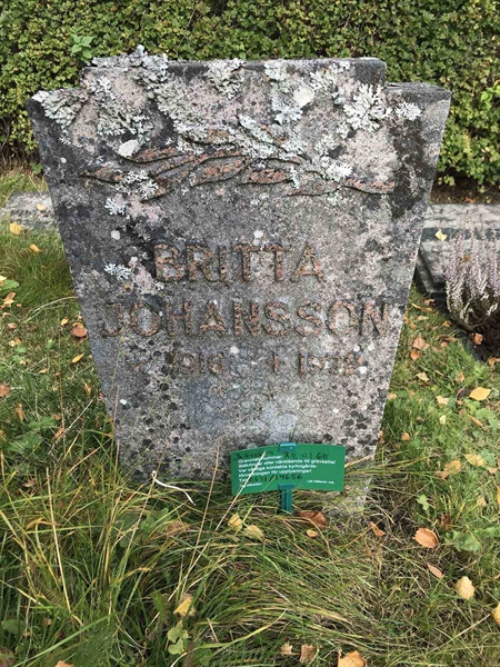 Grave number: ÅR U1    68
