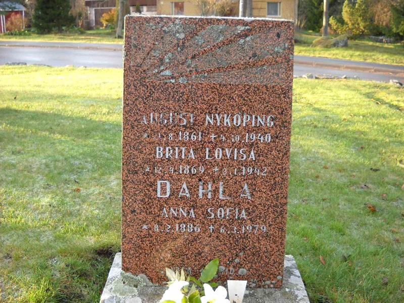 Grave number: 1 GB2 03     23A