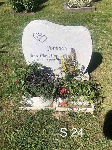 Gravnummer: Bj S    24