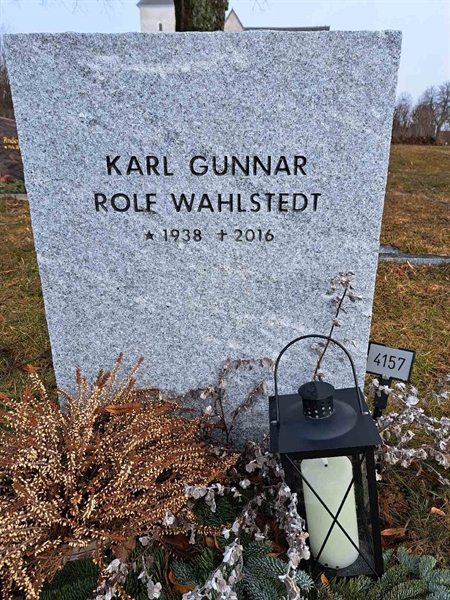Grave number: KG NK  4157