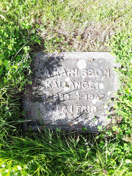 Gravnummer: NK A A   164