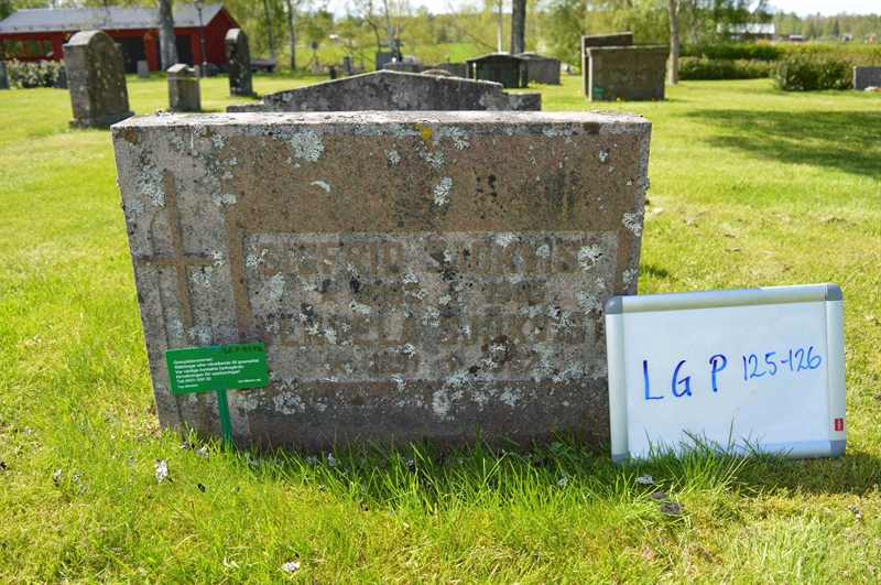 Grave number: LG P   125, 126