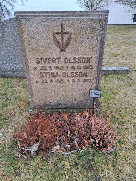 Grave number: KG A  1044, 1045