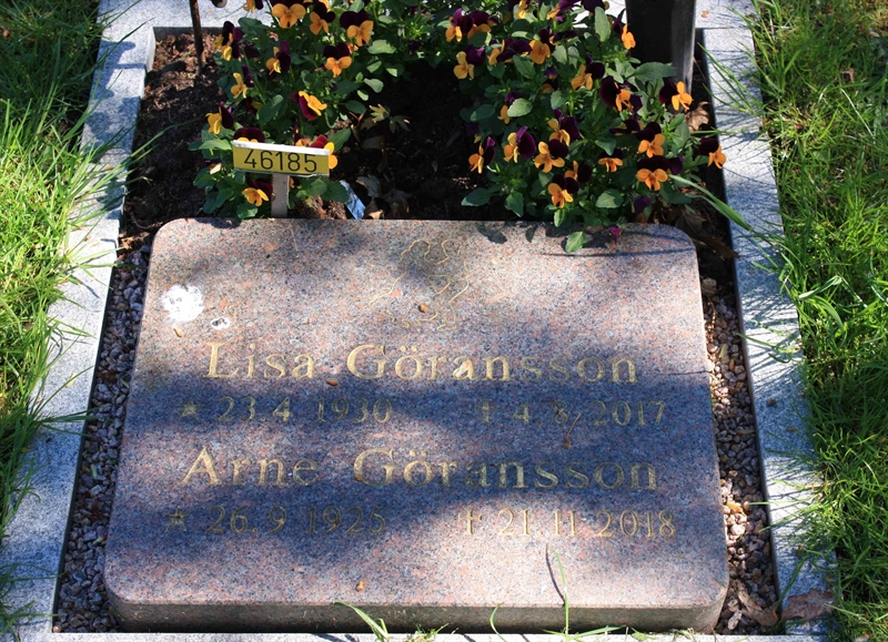 Grave number: Ö 46   185