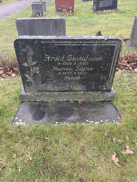 Grave number: Lax mell Kv3 63+64