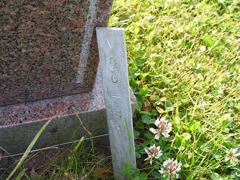 Gravnummer: BK V    80-81