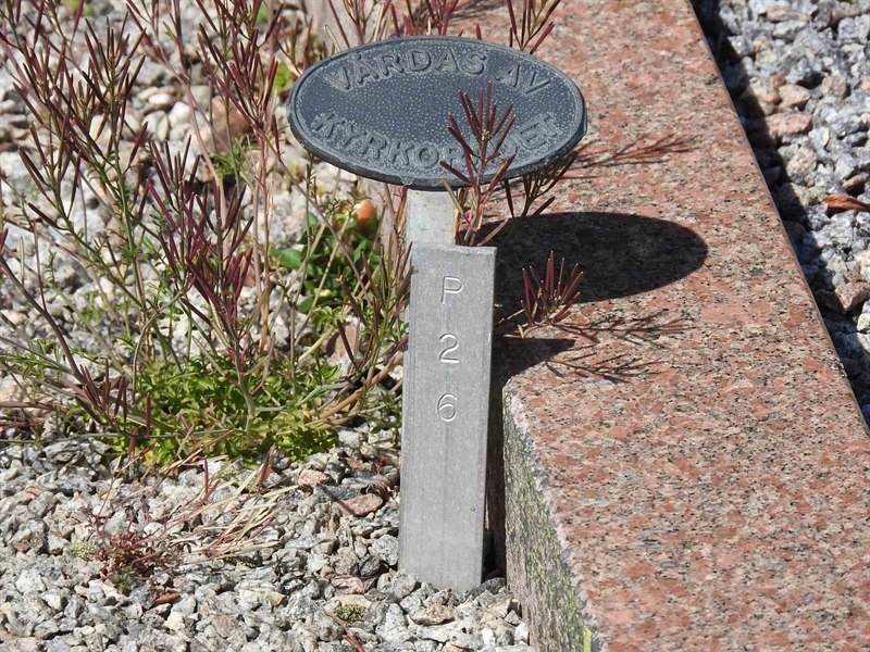 Gravnummer: BK P    26