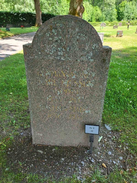 Grave number: Jä 06    30