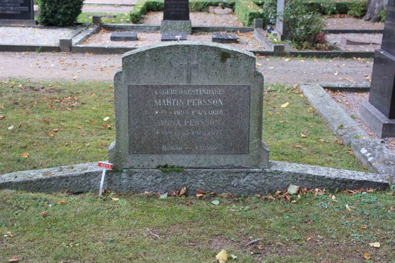 Grave number: Ö 10I     1, 2