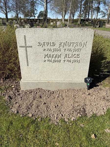 Grave number: 22 B    76