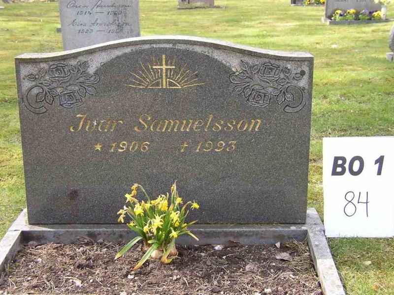Grave number: BO 1    84