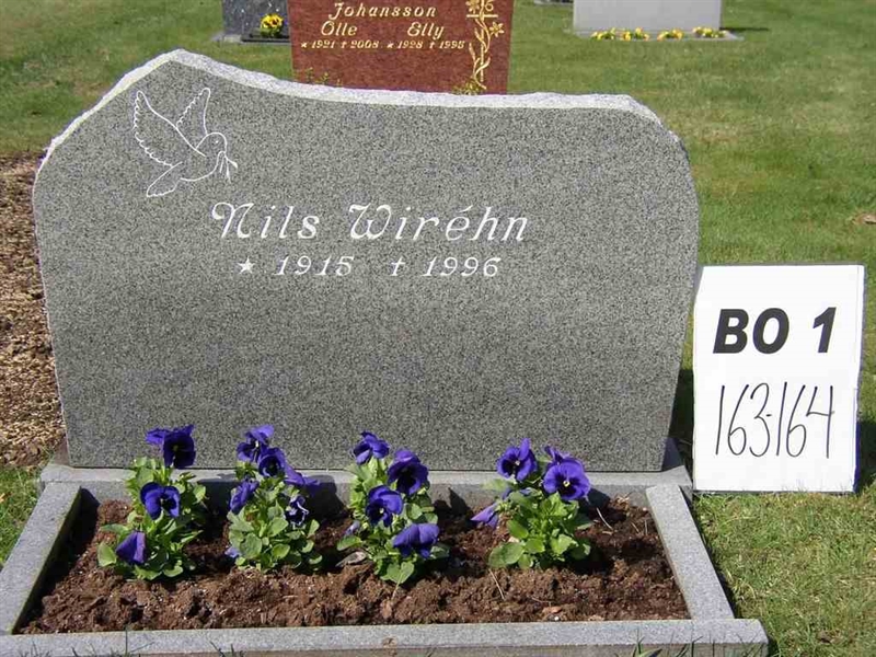 Grave number: BO 1   163-164