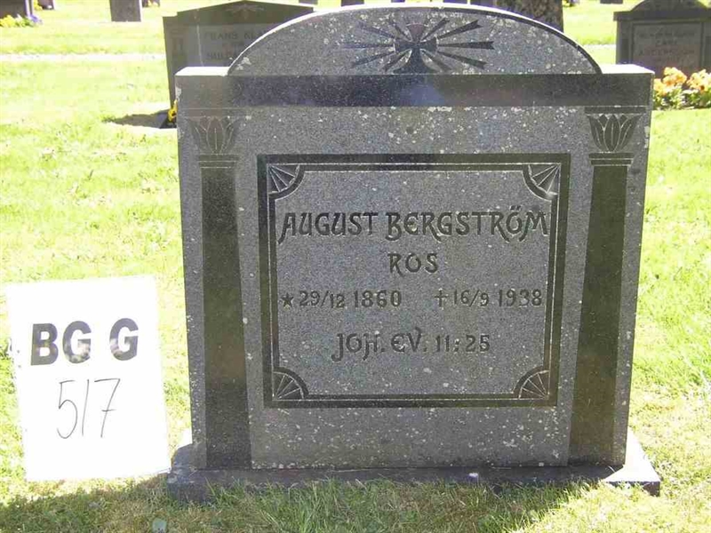 Grave number: Br G   516-517